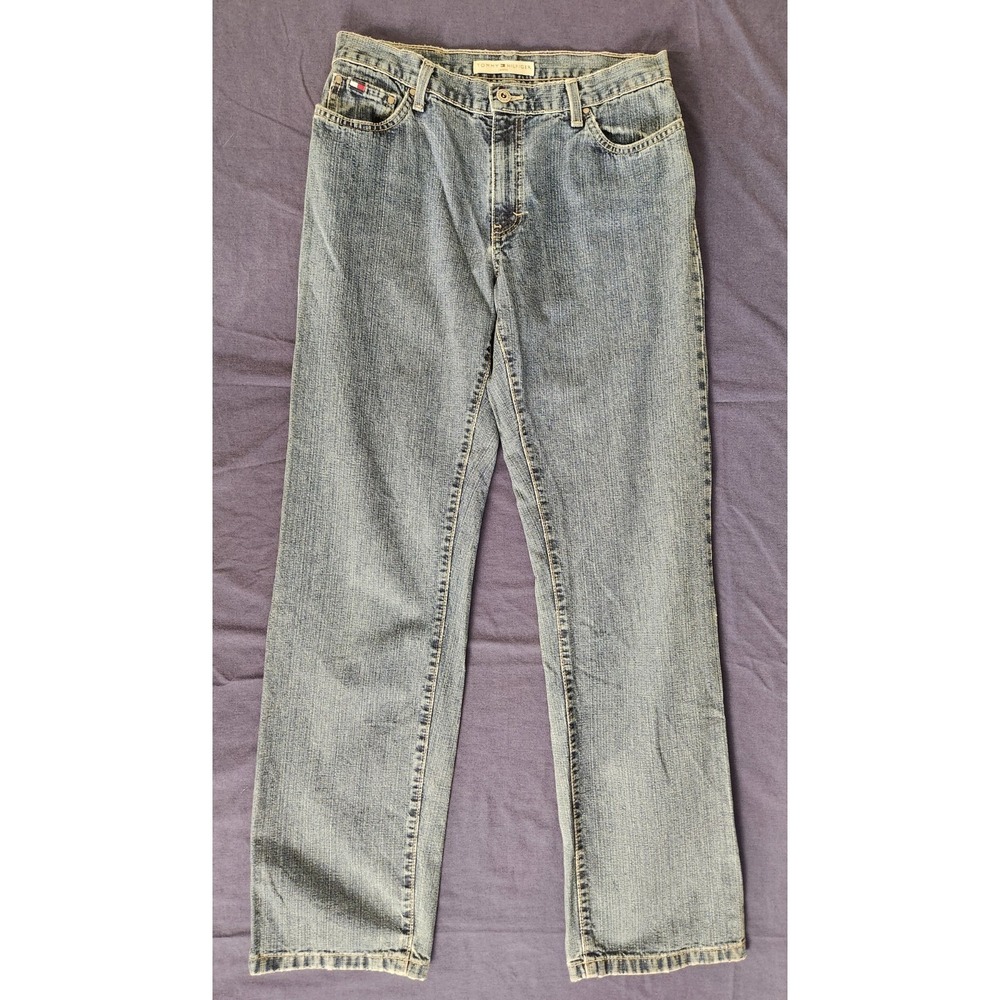 Vintage Jeans Tommy Hilfiger Women's Size 8 L Straight Fit 90s Y2K Vibe